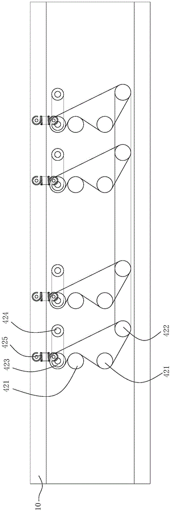 A bamboo degreening machine