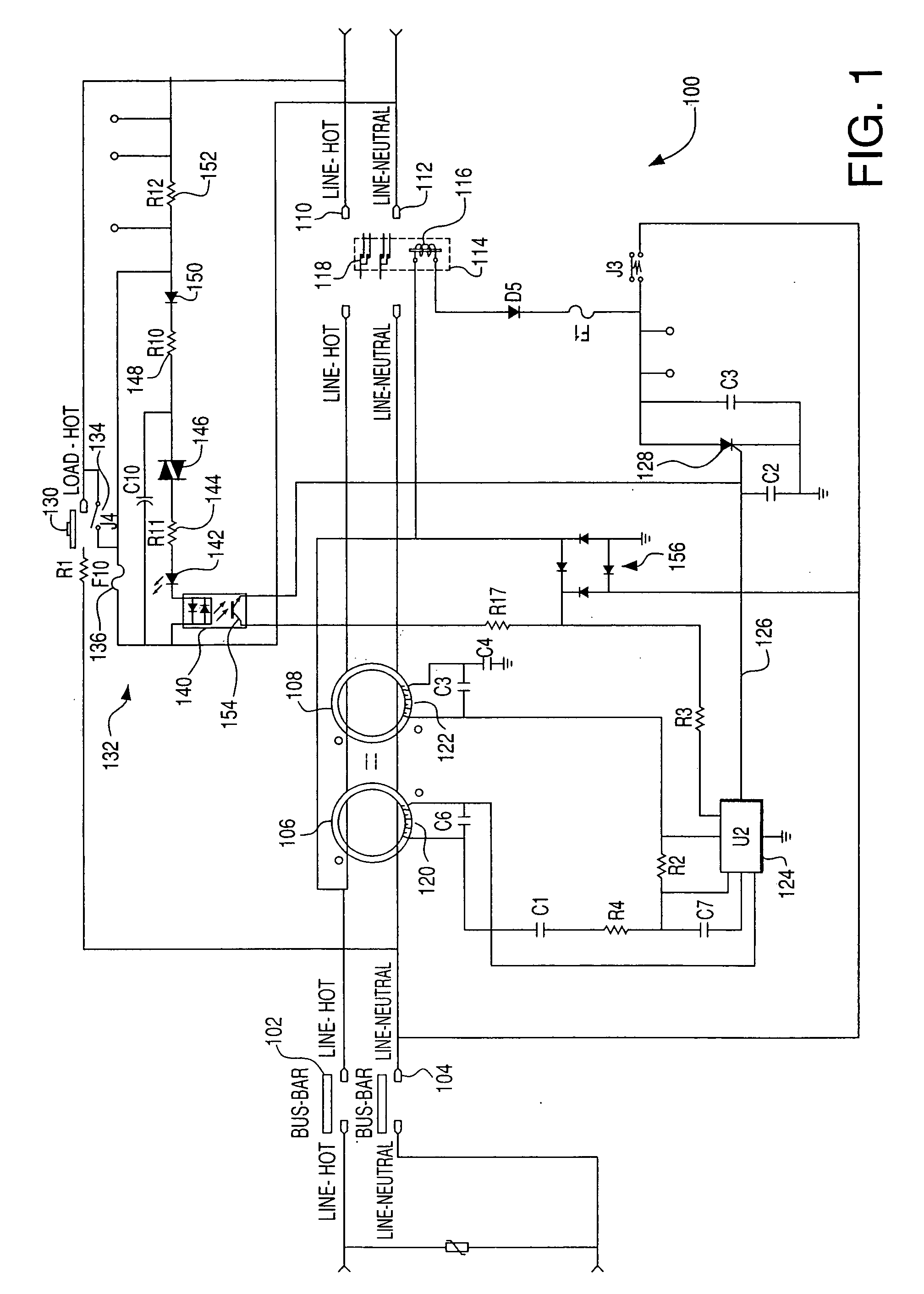 Ground fault circuit interruptor (GFCI) device having safe contact end-of-life condition and method of detecting same in a GFCI device