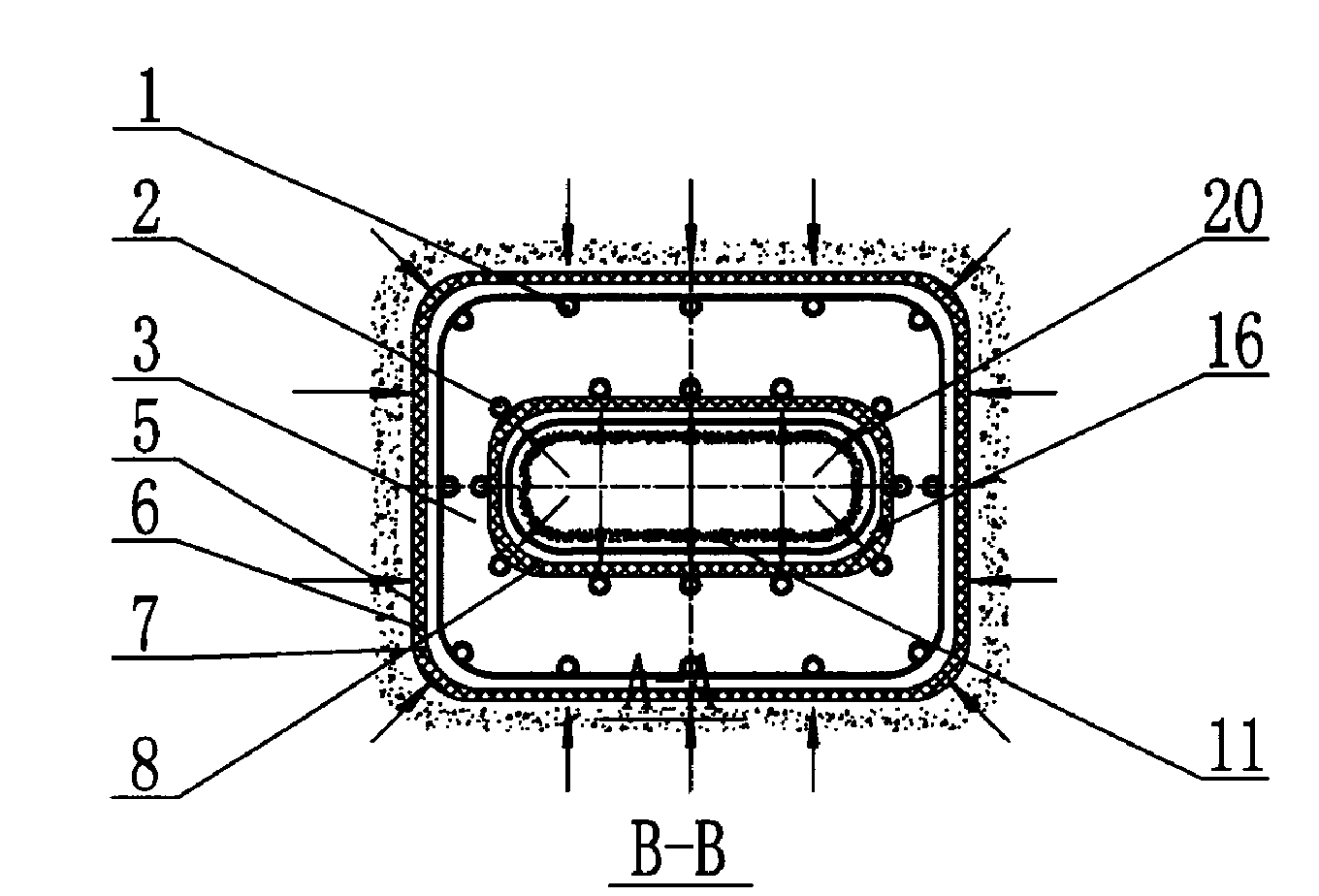 Integral dust-removal filtering bag with internal and external filtering double-bag sleeve structure