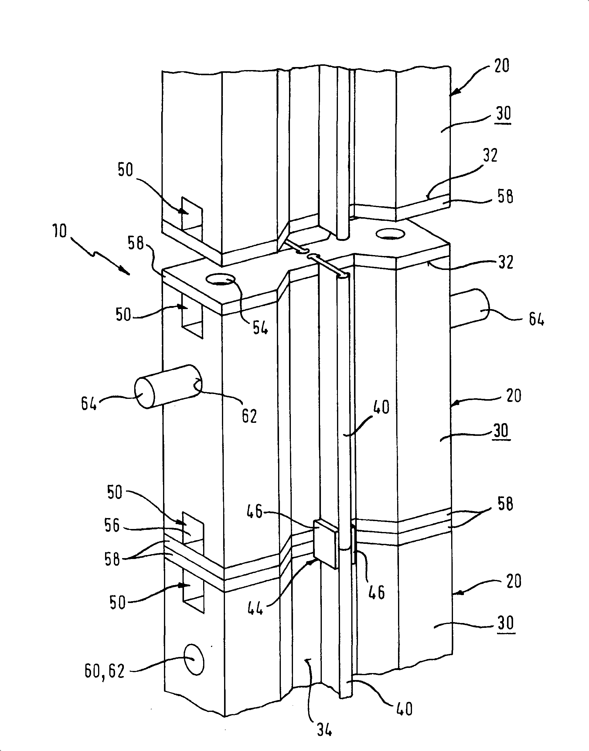 Formwork for limiting a diaphragm wall section, formwork element and method for manufacturing a diaphragm wall in the ground