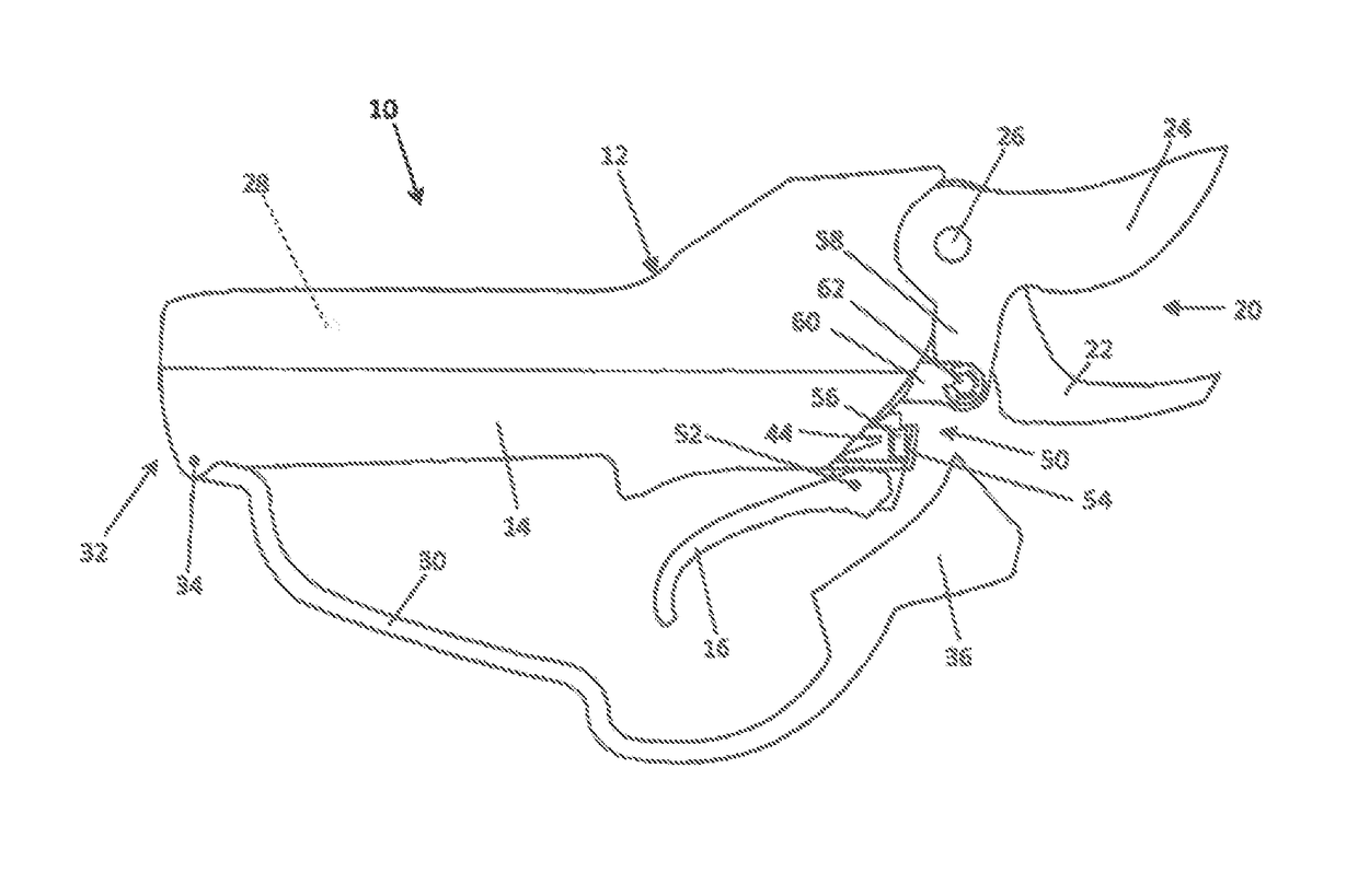 Motorised cutting tool with guard