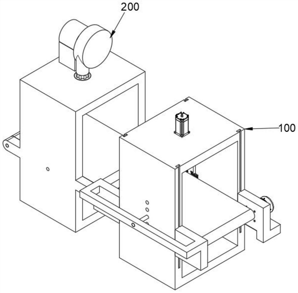 Computer hardware detection platform based on variable area of air bag