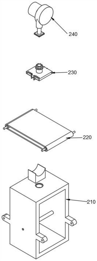 Computer hardware detection platform based on variable area of air bag