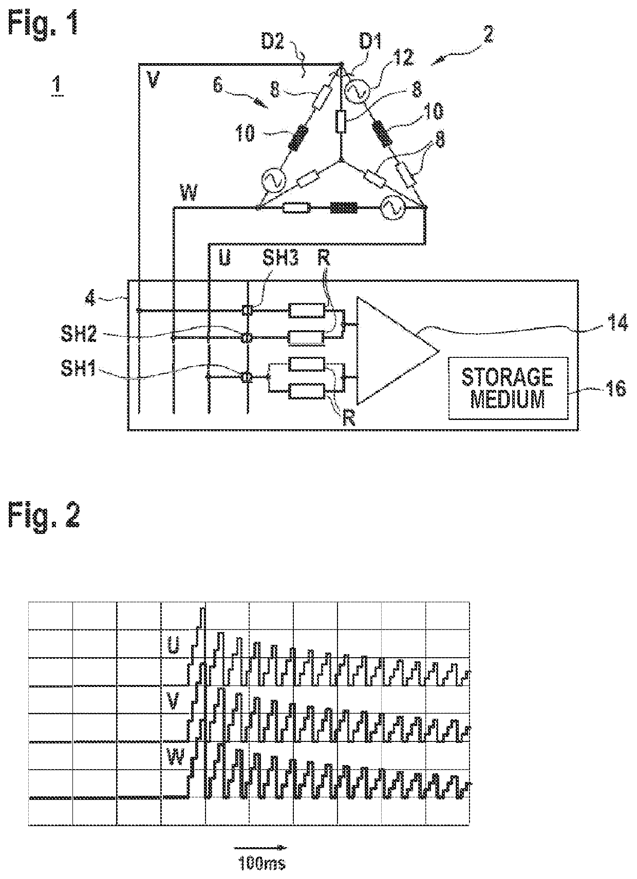 Determination of an interrupted motor phase of an electric motor