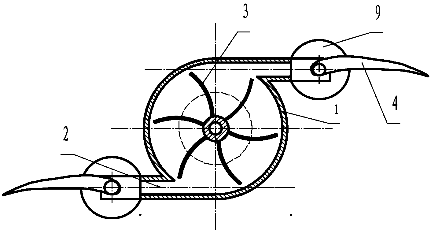 Vertical landing gear with fixed wings