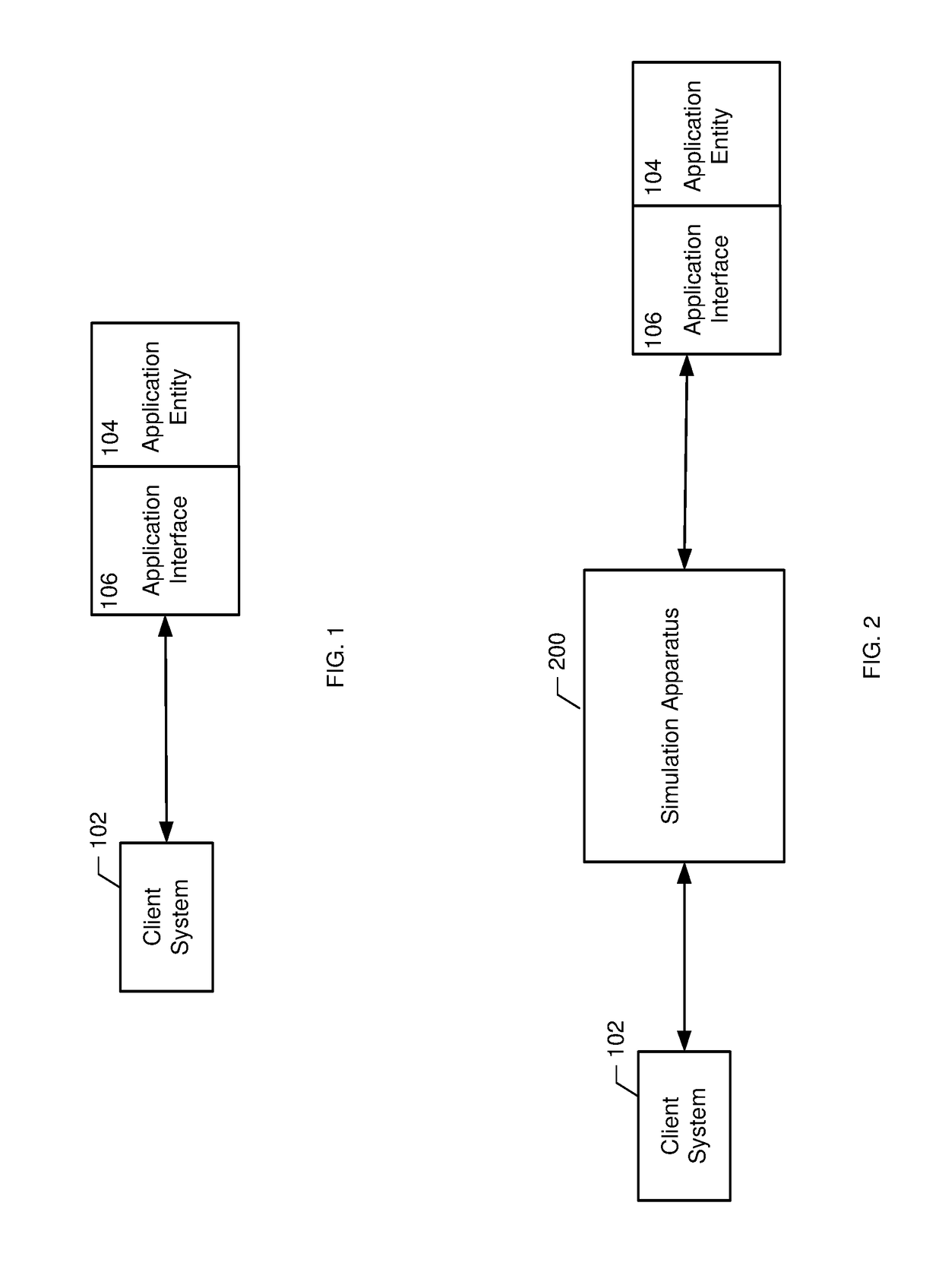 Method, apparatus, and computer program product for simulating client and application interface integration