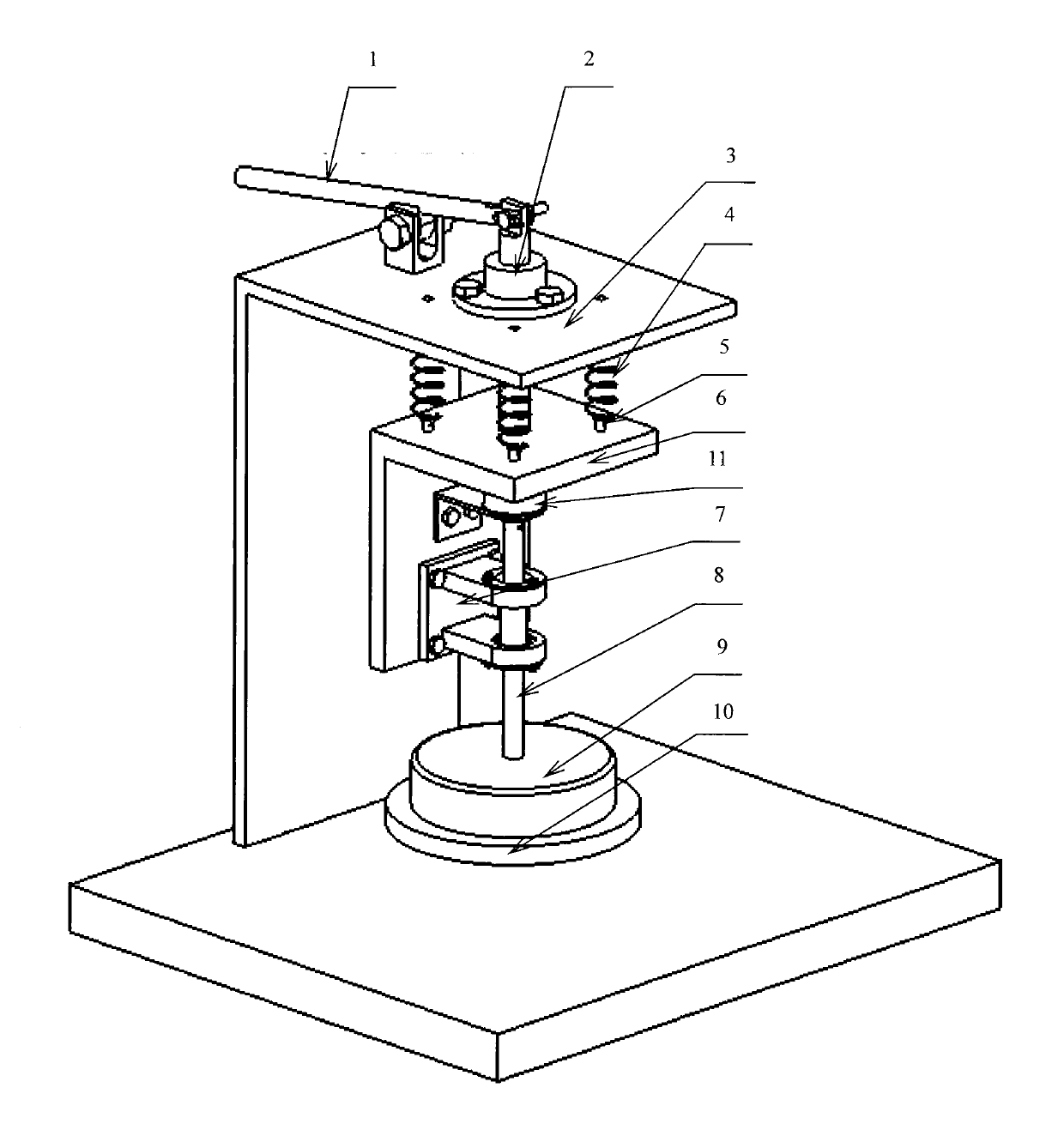 Quick calibrating apparatus for turning disc of automobile wheel positioning instrument