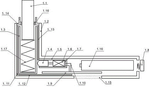 Novel electronic clutch door handle