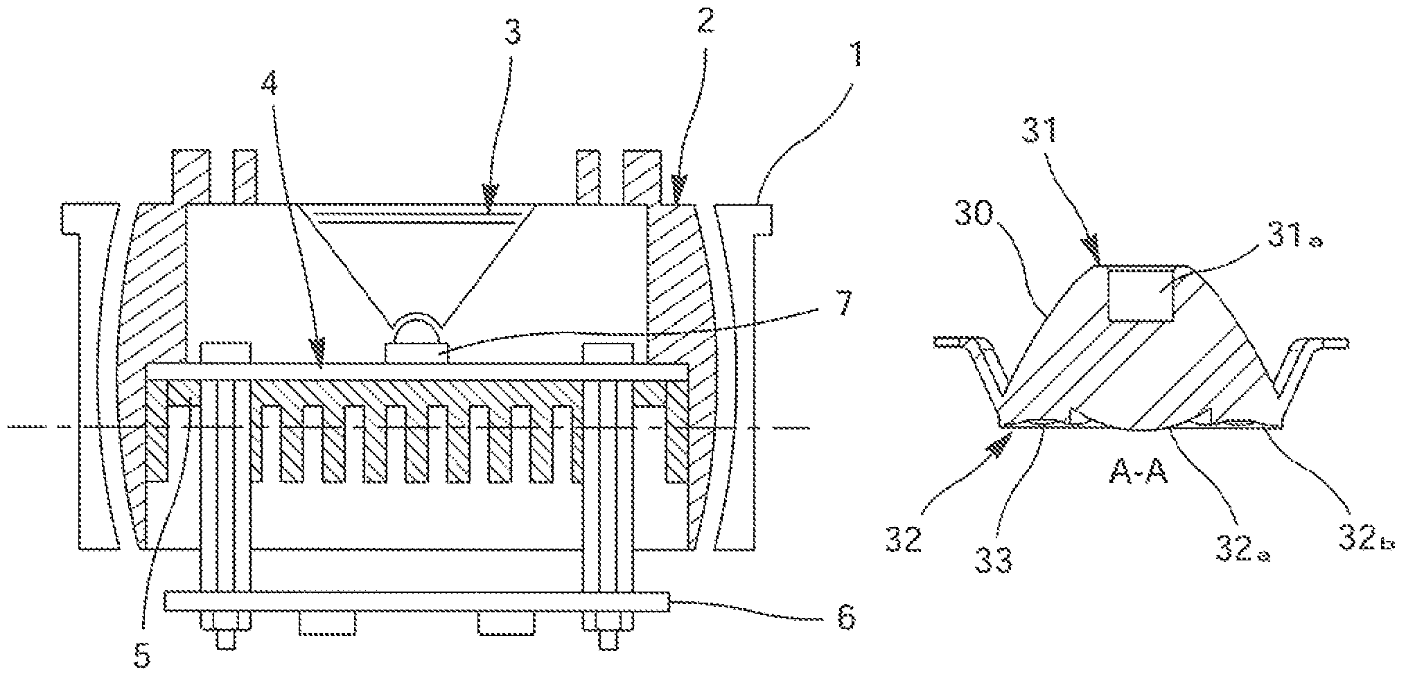 Lighting device such as a LED reading light