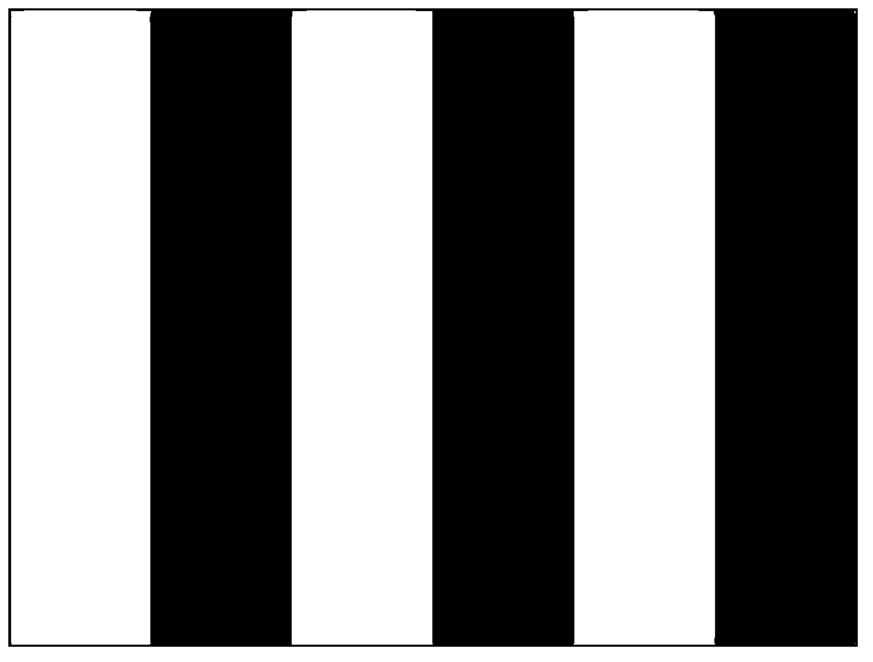 Binary stripe stack based sinusoidal grating generation method