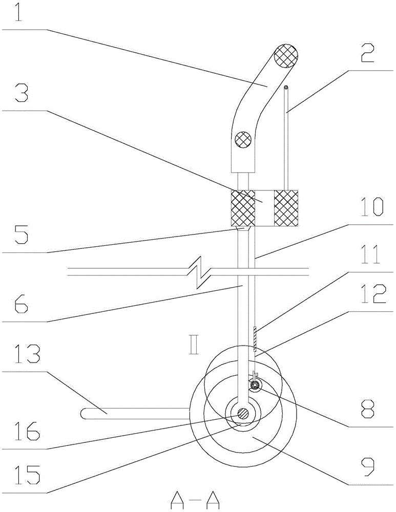 Trailer box with brake anti-rotation