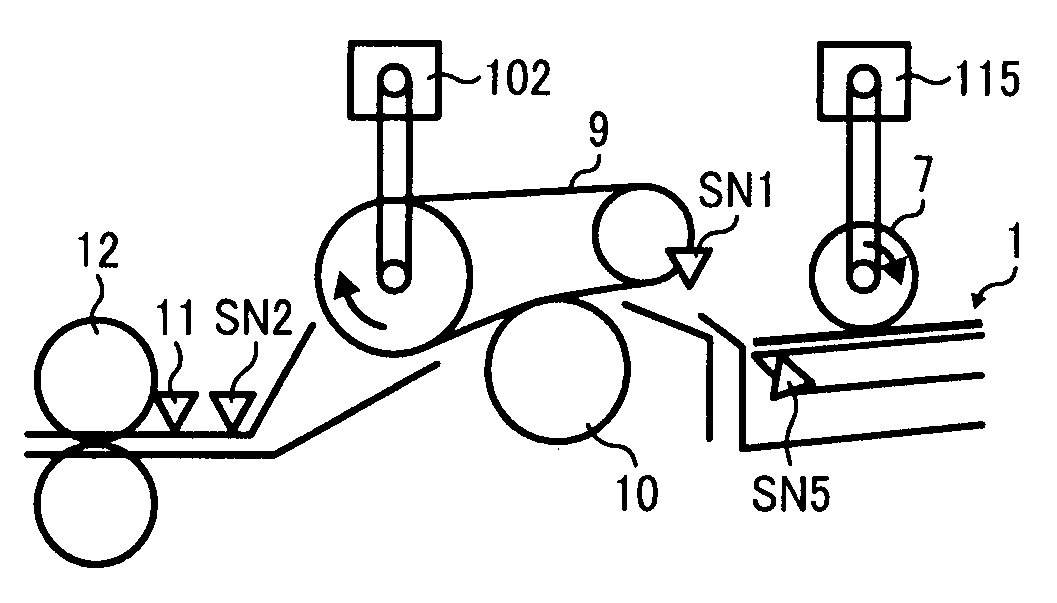 Document feeding device, image forming apparatus including same, and control method for the document feeding device