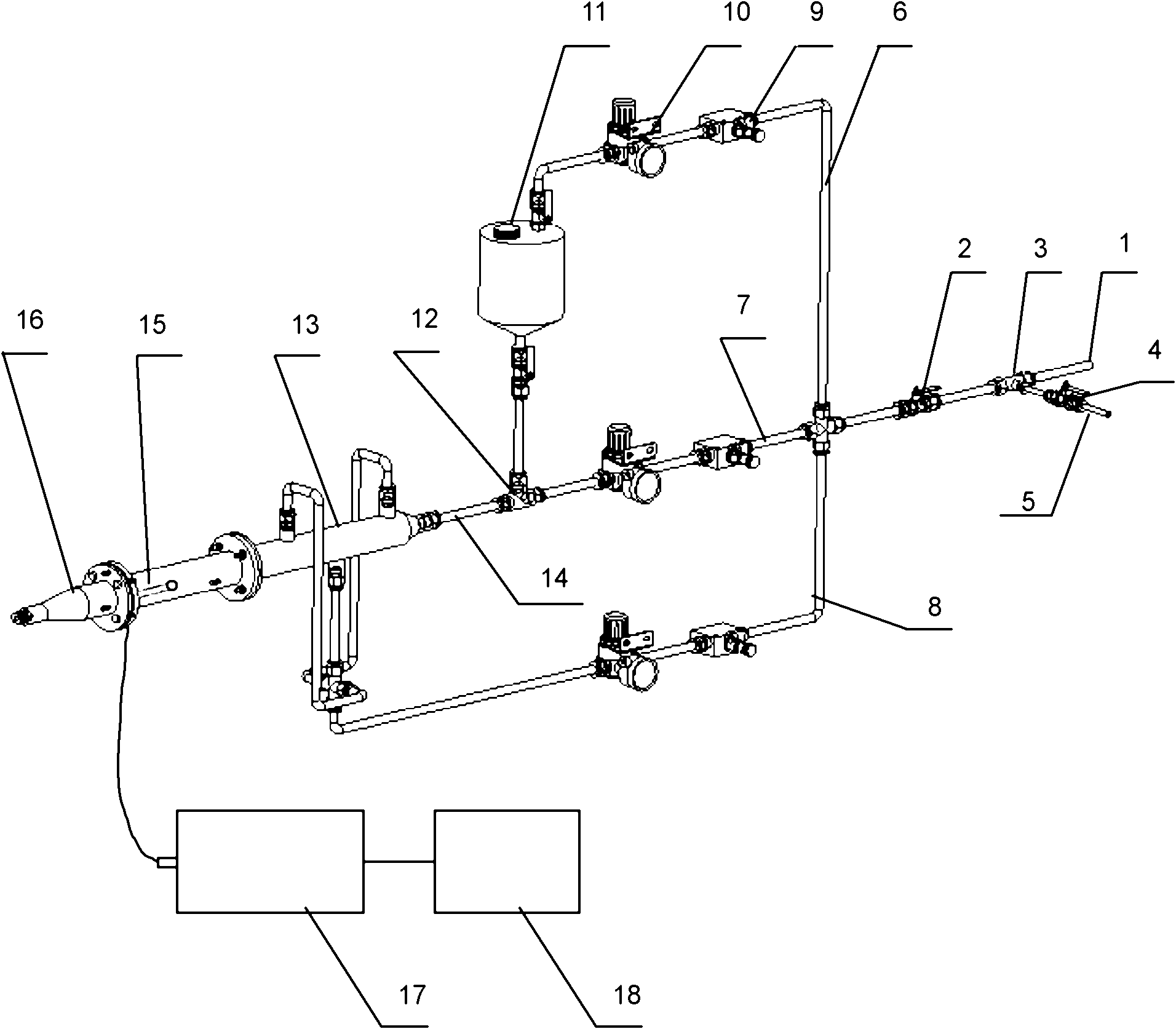 Particle environment simulating system with particle motion friction electrification measurement function