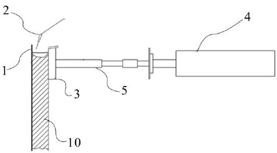 Electro-gas welding device and electro-gas welding method