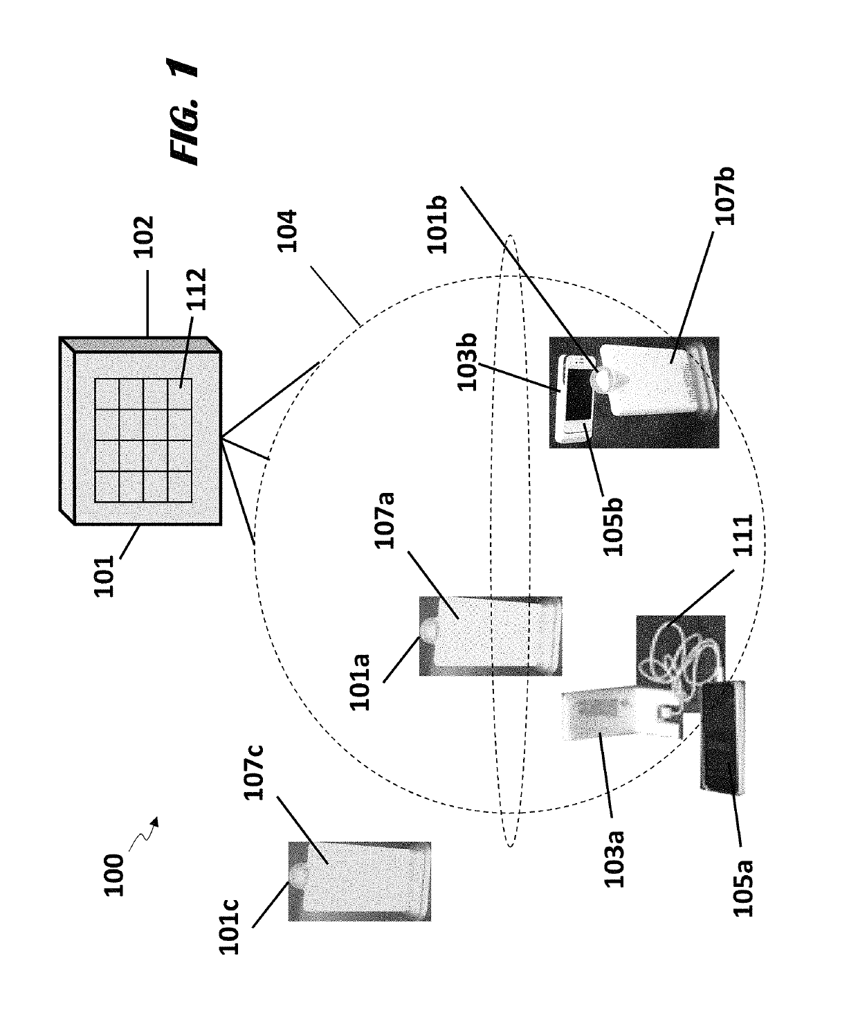 Multi-mode transmitter with an antenna array for delivering wireless power and providing Wi-Fi access