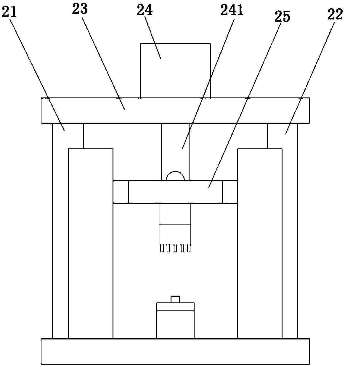 Bearing ball missing detecting device