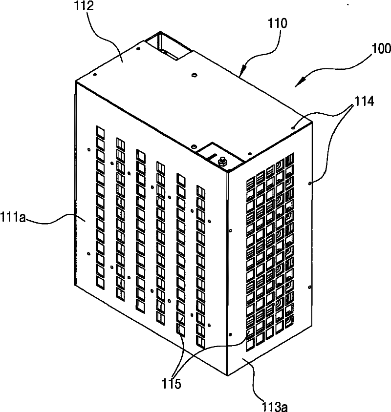 Instrument connection type unit pack combined cell cartridge