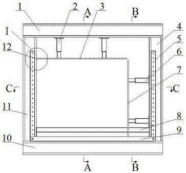 A loadable similar simulation test device and its application method