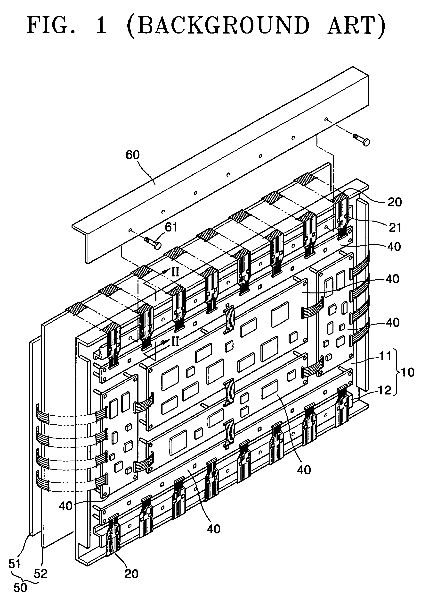 Method for joining plates, plate joining structure, and display module having the same