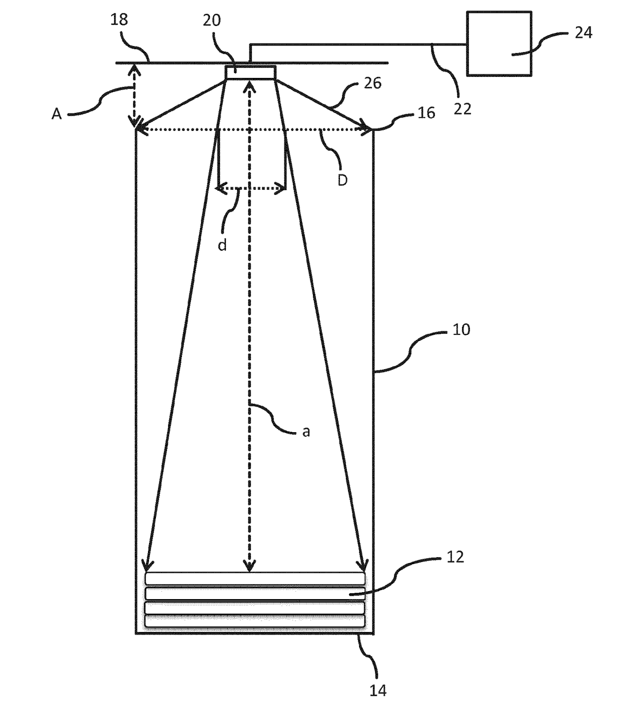 Method and device for determining the fill level of coin tubes