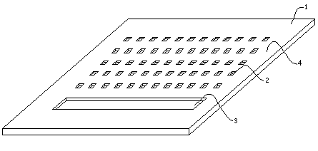 A production process for a step stencil