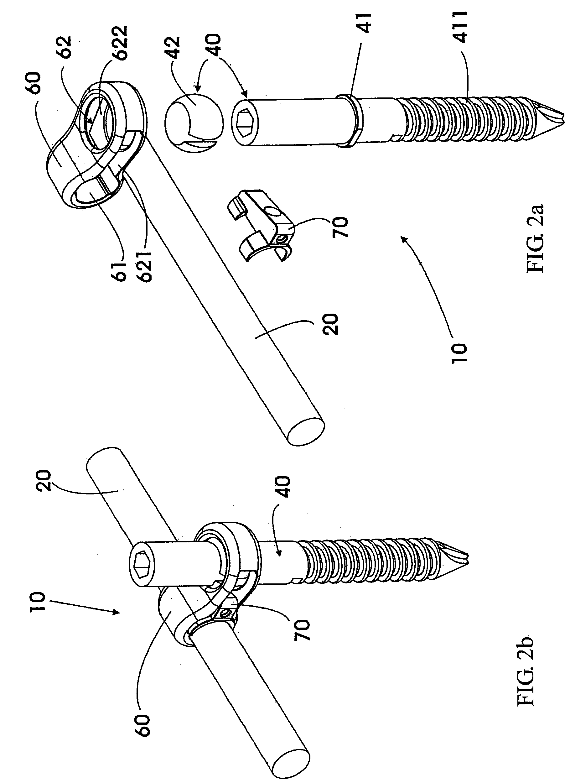 Plug-type device for retrieving spinal column under treatment
