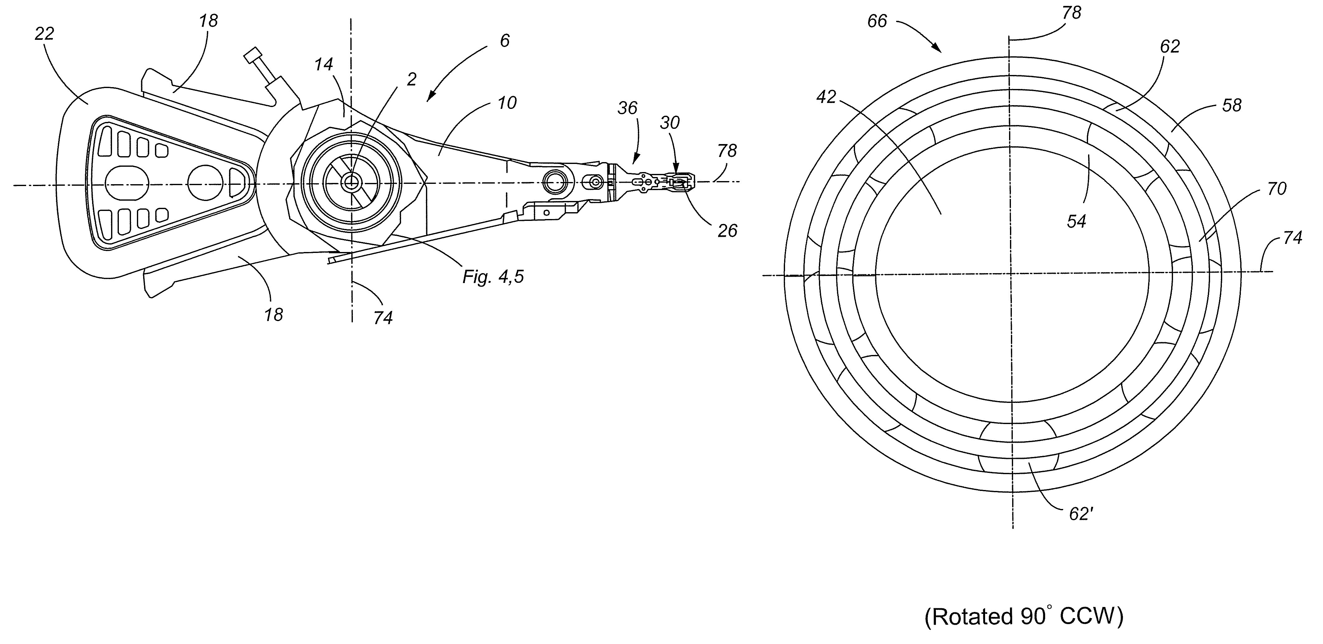 Actuator bearing having non-uniform ball spacing