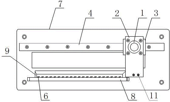 Inductive wire end cutting device