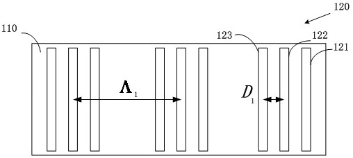 Optical waveguide with two metasurface gratings and head-mounted device