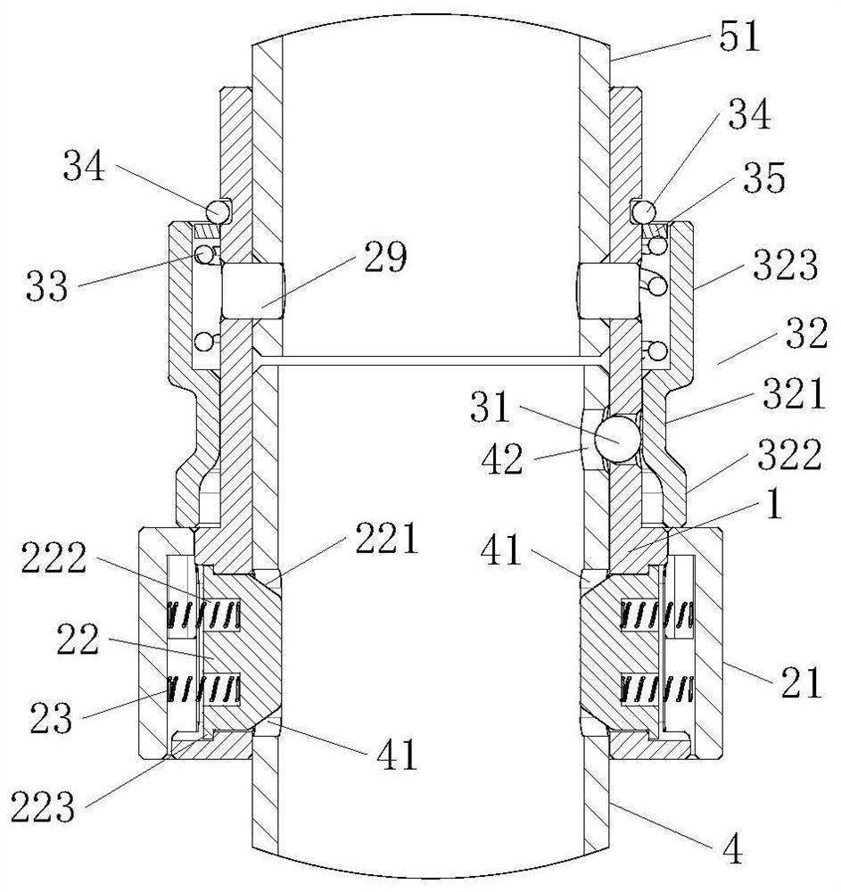 Quick connecting device for drill bit of anchor changing machine