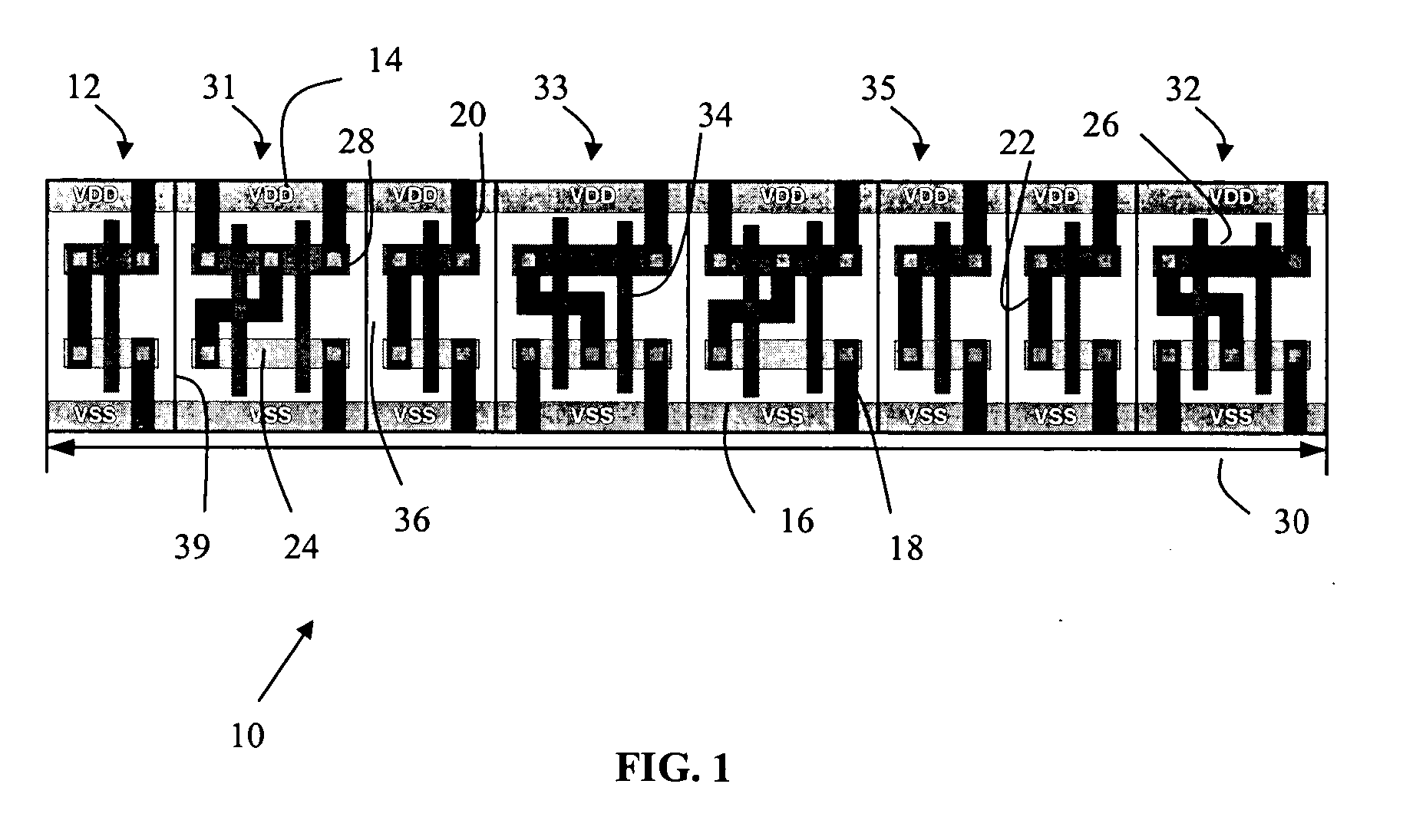 Method for optimising transistor performance in integrated circuits