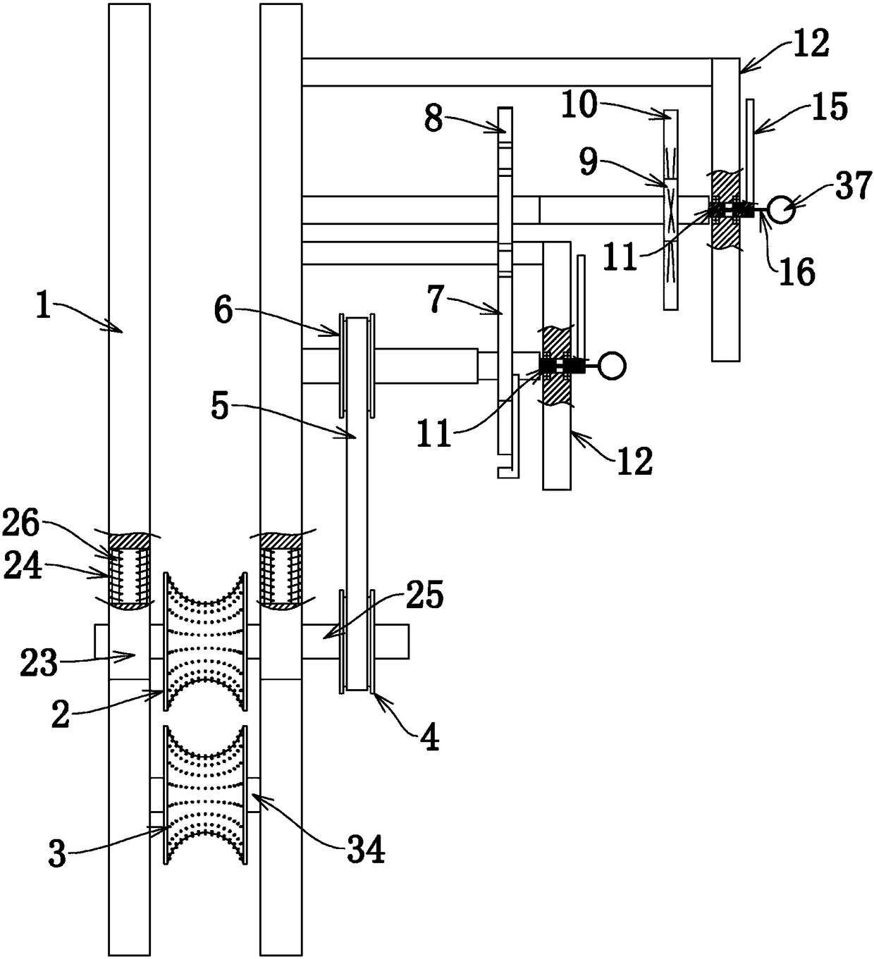 Special measuring device for building design