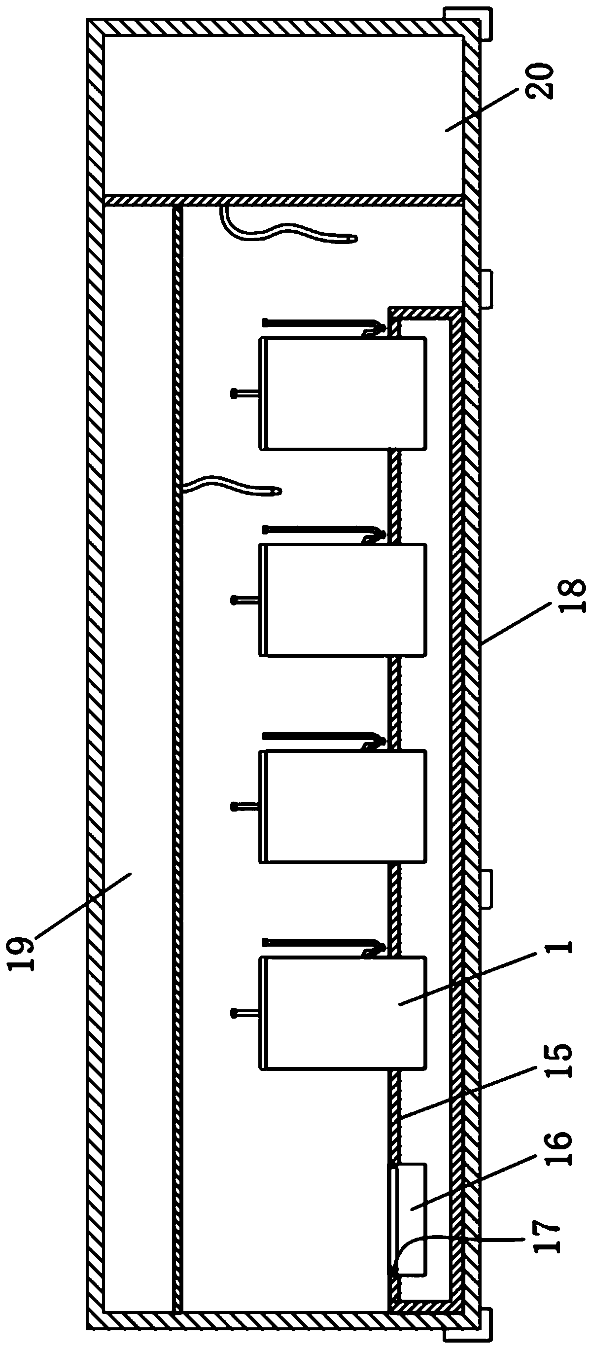 Gas replacing device for microbial culture cylinder, and culture cylinder