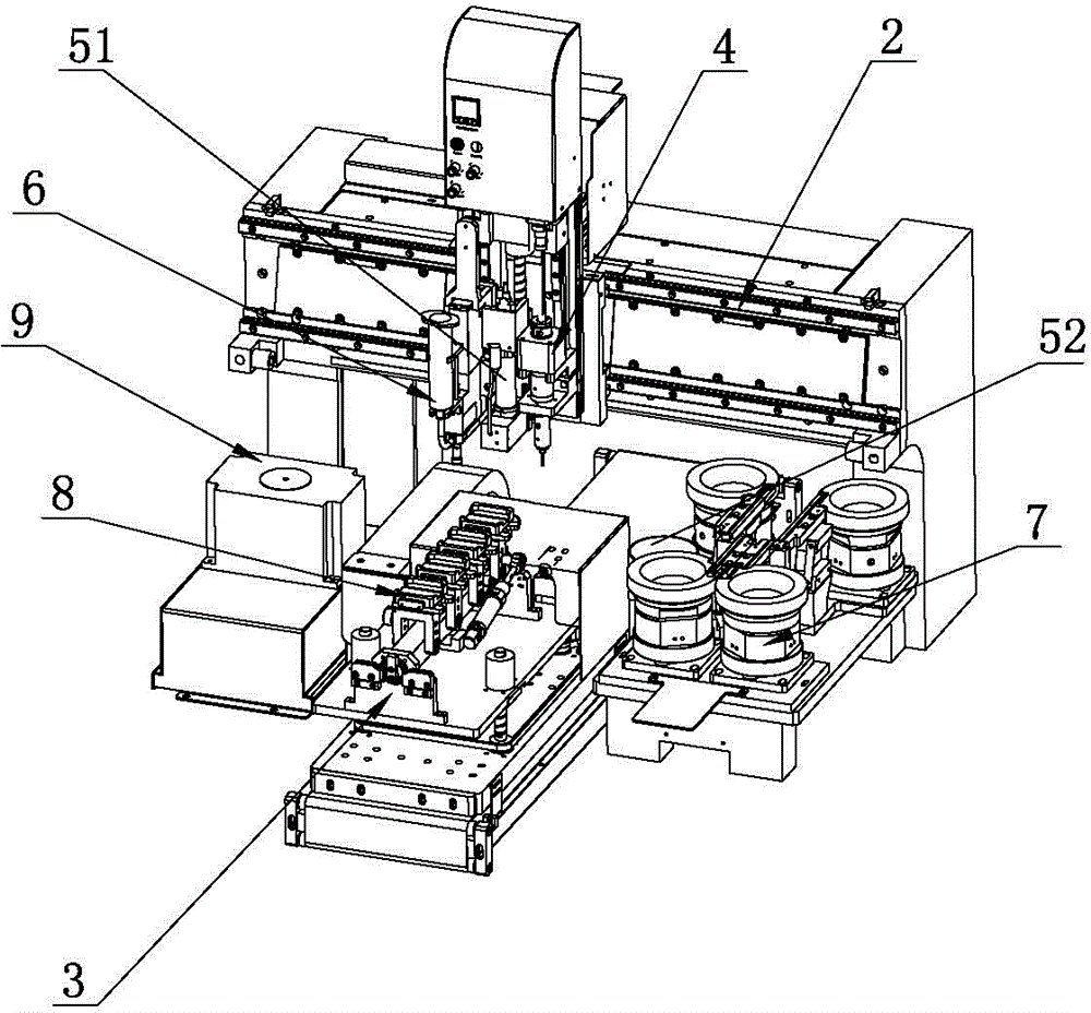 Multifunctional full-automatic assembling machine