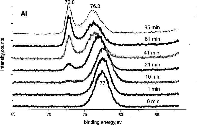 Method for preparing hydrogen permeation preventing coating by aluminizing by adopting room temperature fused salt