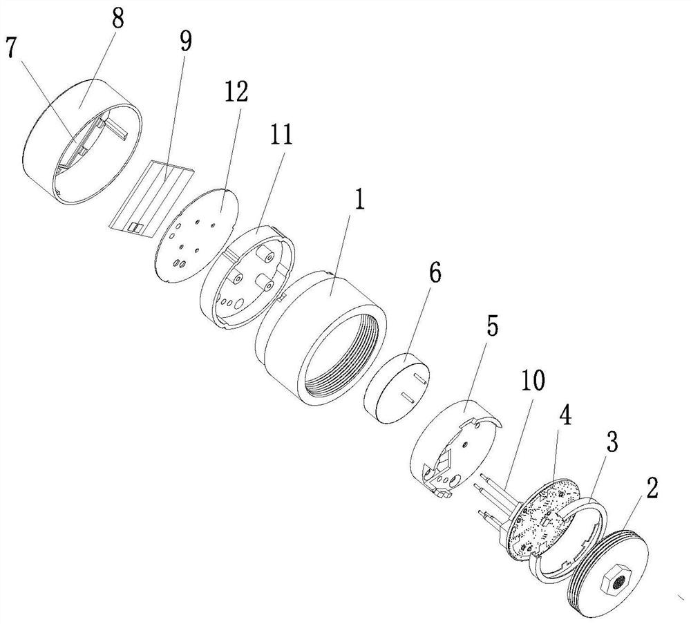 Electric power monitoring sensor based on low-light electricity taking