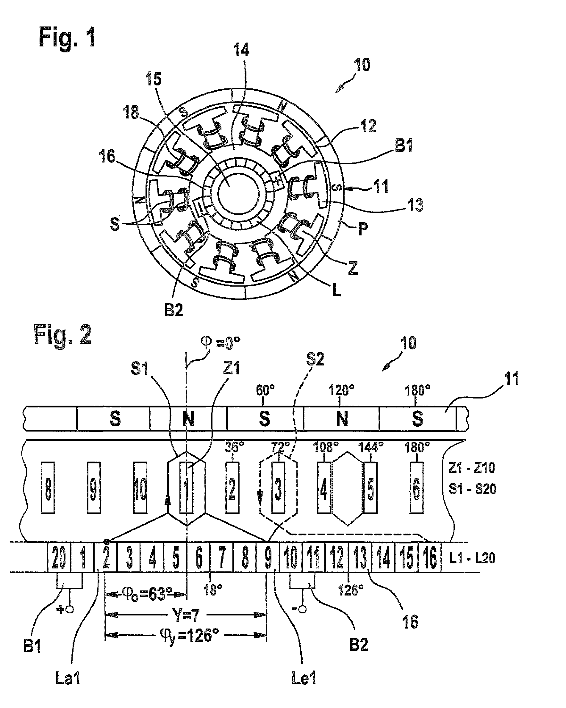 Method for the production of a rotor winding for an electric machine