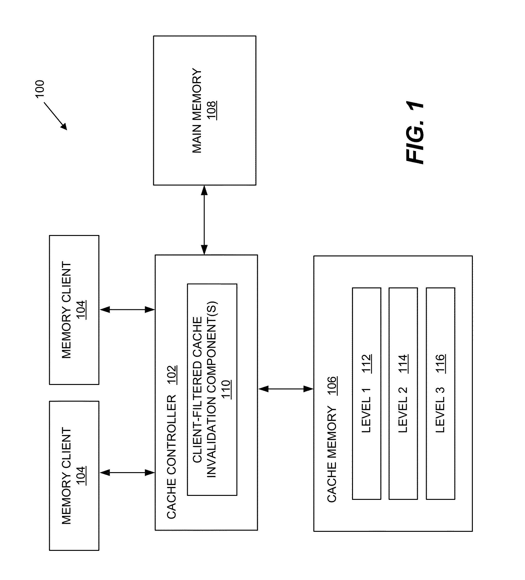 Systems, methods, and computer programs for providing client-filtered cache invalidation