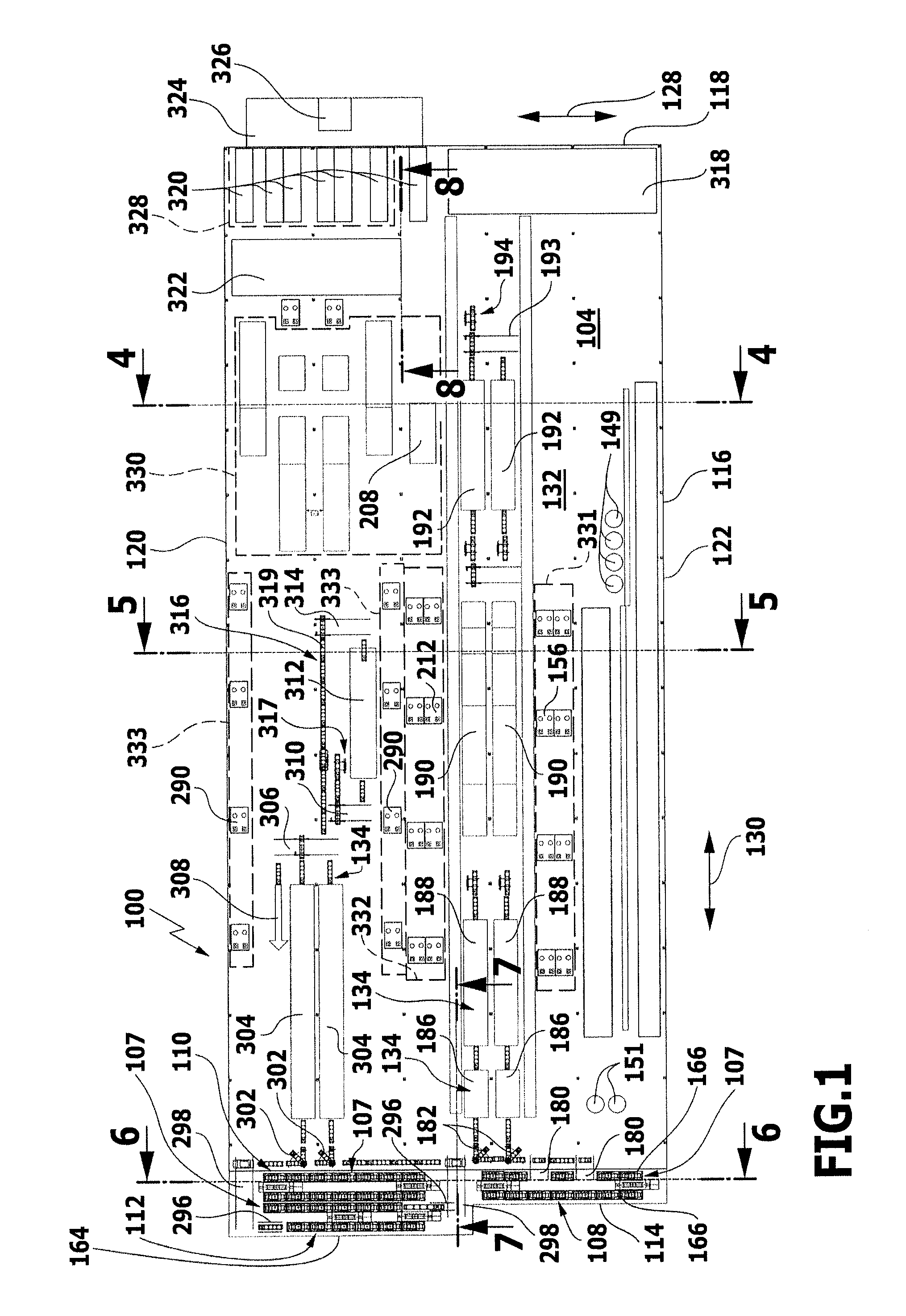 Intermediate storage unit for the intermediate storage of objects to be painted