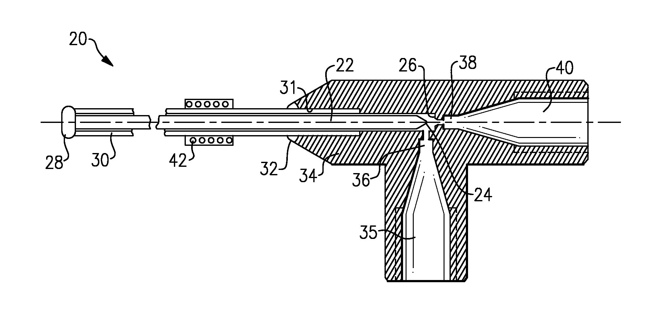 Thermally operated valve
