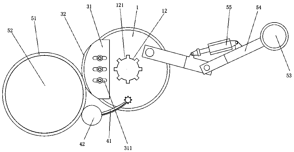 Indenting and grooving integrated blade