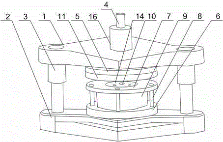 Sheet metal stamping device