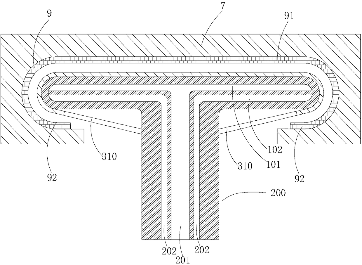Fitting device and method for special-shaped curved surface cover plate and flexible screen