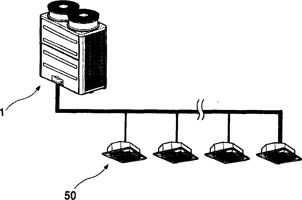 Oil distributing device for air conditioner