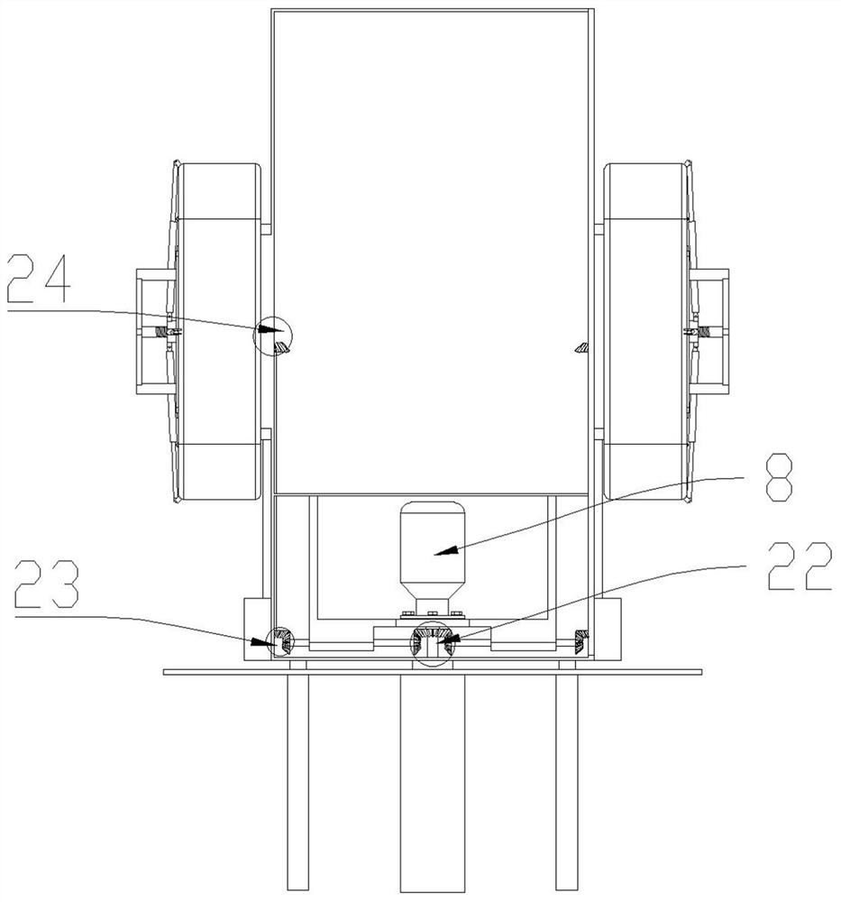 Power distribution cabinet with waterproof function