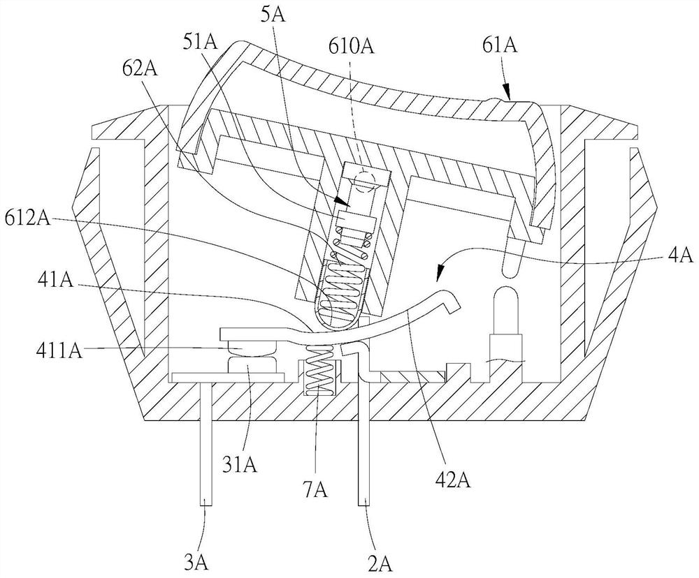 Overheating power-off method of switch and electrical equipment