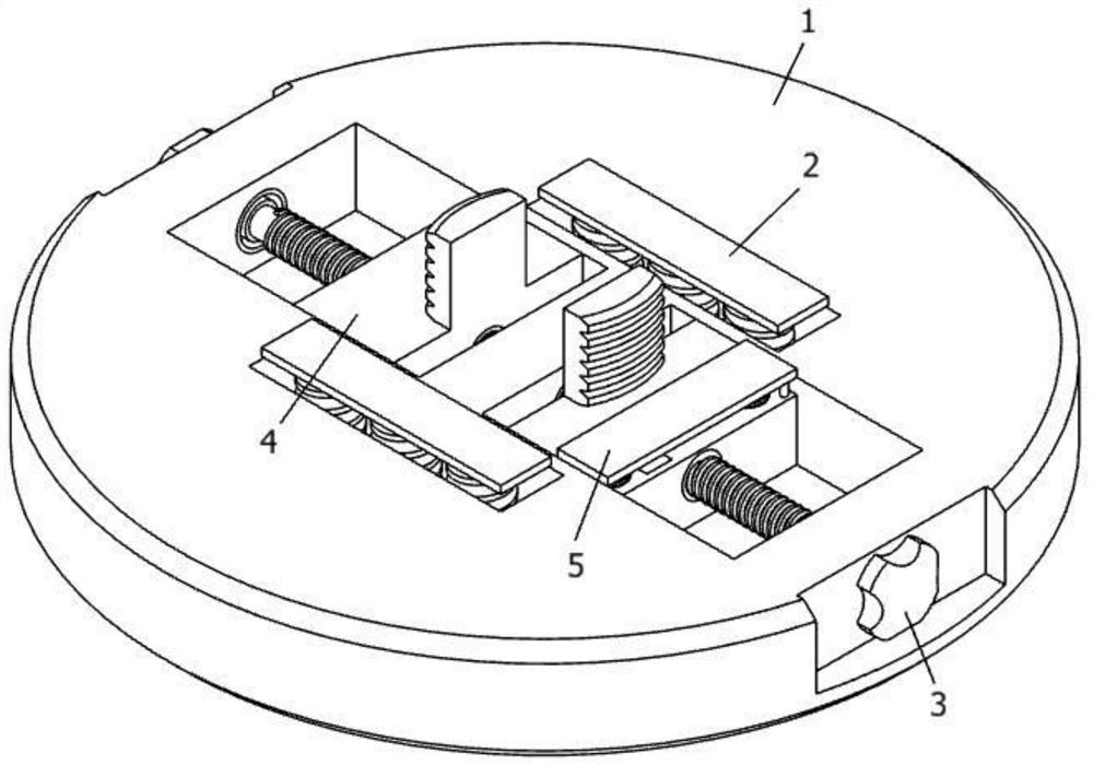 A ceramic sleeve glazing equipment fixing component