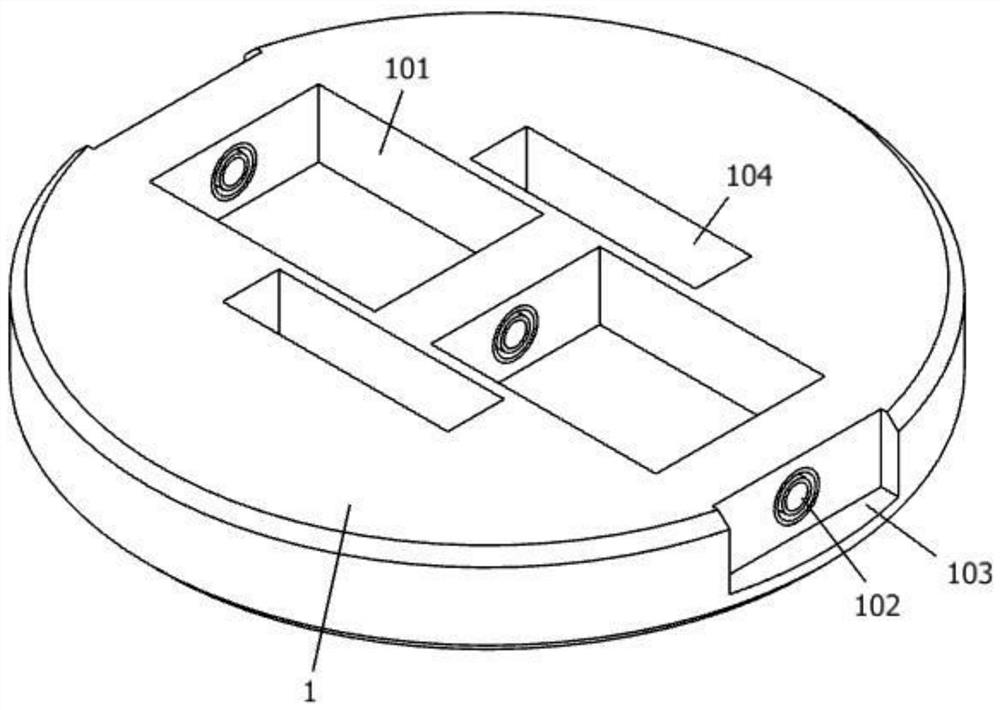 A ceramic sleeve glazing equipment fixing component