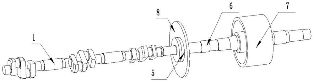 Design method for torsional vibration of reciprocating compressor rotor system