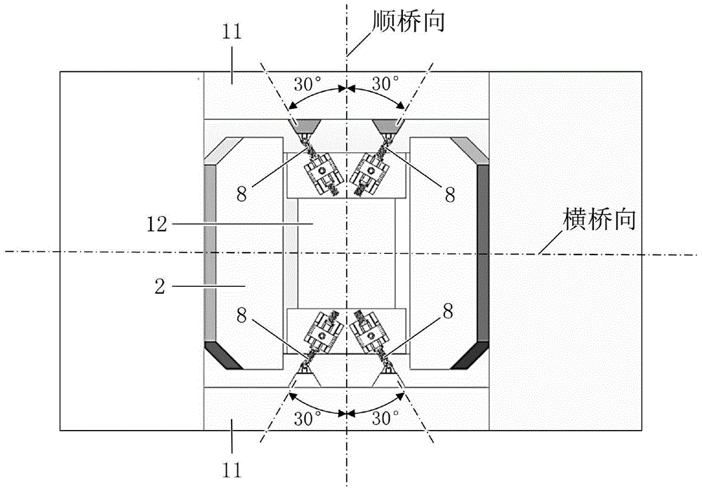 Oblique Damping Constraint System of Main Girder of Cable-Stayed Bridge